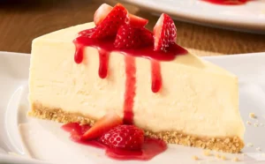 Cheesecake with Strawberry Topping V